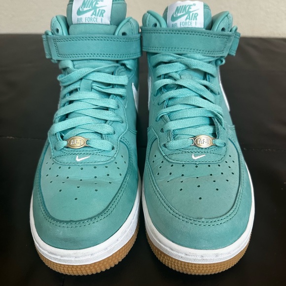 Nike Air Force 1 Mid Washed Teal Men’s Size 7. Worn a few times. - Picture 1 of 4